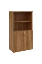 N 4 - 8DN2 kancelářská skříň, 2-dveřová/nika, 1450x800x400, ořech světlý